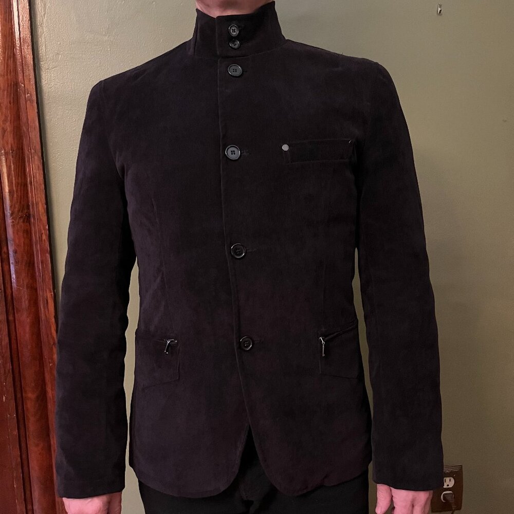 Fine-wale Corduroy Men's Jacket - KUSS brand - Made in Italy